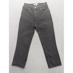 Abercrombie & Fitch Jeans Womens 27 4 The Ankle Straight Ultra High Rise Denim